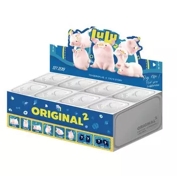 52TOYS Piggy Lulu Фигурка Оригинальные 2 Фигурки Коллекционные Игрушки Настольные Украшения День Рождения Праздник (Полный набор)