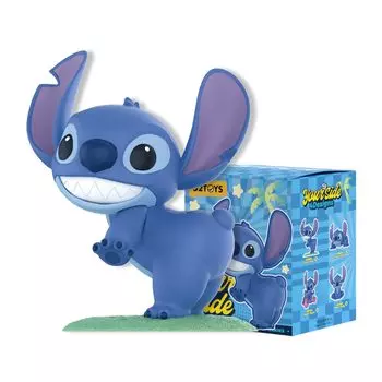 52TOYS STITCH By Your Side Series подвижная слепая коробка для игрушек коллекционная фигурка окрашенная кукла Gacha Gacha игрушка идеальный подарок на дни рождения в стиле аниме синий