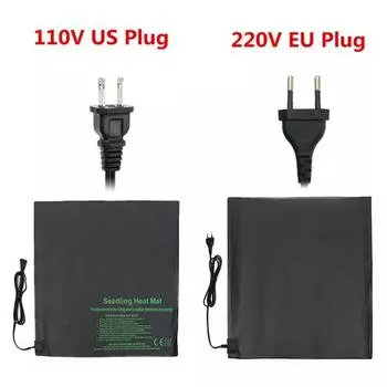 52X52 см ПВХ водонепроницаемый рассадный коврик для проращивания семян растений для размножения клонирования стартовых садовых инструментов 110 В/220 В