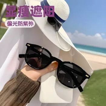 5374 Ретро цветные поляризованные линзы солнцезащитные очки для женщин уличная фотография модные мужские солнцезащитные очки