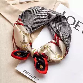 53 * 53 см Модный шарф Женский Шелковый квадратный шарф Повязка на голову 53*53cm