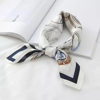 53 * 53 см шелковичный маленький квадратный шарф многофункциональный профессиональный модный декоративный шелковый шарф для весны и осени теплая шаль 53*53cm