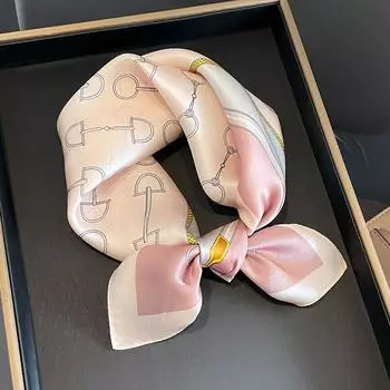 53 * 53 см шелковичный маленький квадратный шарф многофункциональный профессиональный модный декоративный шелковый шарф для весны и осени теплая шаль 53*53cm