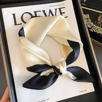 53 * 53 см шелковичный маленький квадратный шарф многофункциональный профессиональный модный декоративный шелковый шарф для весны и осени теплая шаль 53*53cm