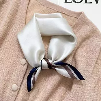 53 * 53 см шелковичный маленький квадратный шарф многофункциональный профессиональный модный декоративный шелковый шарф для весны и осени теплая шаль 53*53CM