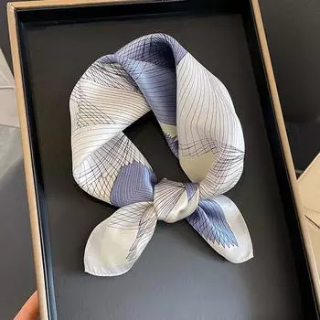 53 * 53 см шелковичный маленький квадратный шарф многофункциональный профессиональный модный декоративный шелковый шарф для весны и осени теплая шаль 53*53cm