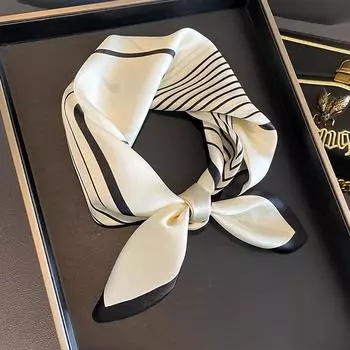 53 * 53 см шелковичный маленький квадратный шарф многофункциональный профессиональный модный декоративный шелковый шарф для весны и осени теплая шаль 53*53cm