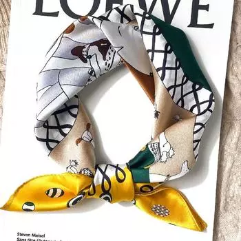 53 * 53 см шелковичный маленький квадратный шарф многофункциональный профессиональный модный декоративный шелковый шарф для весны и осени теплая шаль 53*53CM