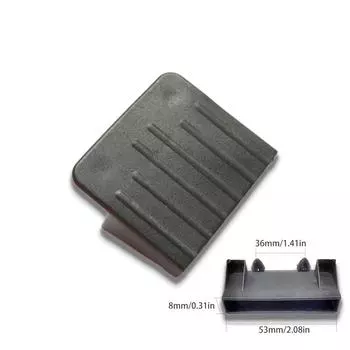 53 мм Пластиковые держатели торцевых заглушек для планок кровати Пластиковые держатели торцевых заглушек Пластиковые черные держатели торцевых заглушек подходят для одинарных, двойных