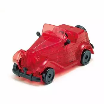 53 Piece Crystal Puzzle Classic Car Red