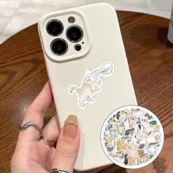 53 шт./компл. мультяшная наклейка водонепроницаемый чемодан противоразрывная переклеиваемая окрашенная кошачья рука термостойкая наклейка для скрапбукинга аксессуар