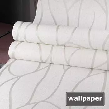 53 см толстые нетканые настенные наклейки 3D изогнутые полосы влагостойкие гостиная ТВ фон европейские современные простые обои 53cmx1m