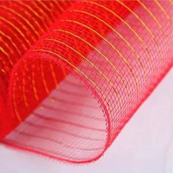53x914 см рулон тюлевой ленты из полиэстера для самостоятельного изготовления пасхальных венков, материалов для цветочных поделок, упаковки, праздничных принадлежностей красный