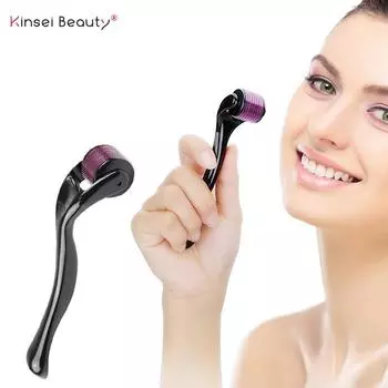 540 Microneedle Derma Roller Микроигольная ручка для восстановления кожи 0.2MM чёрный