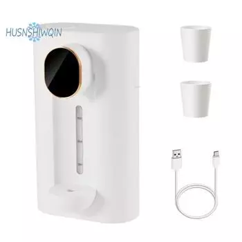 540 мл Интеллектуальная индукционная машина для полоскания рта, настенная, 3 регулируемых уровня, легкая и удобная машина для полоскания рта белый