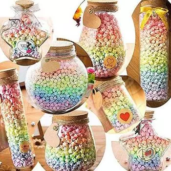 540 шт. красочные бумажные полоски со звездами оригами, поделки своими руками, легко складывать, яркий цвет, двусторонняя бумага для оригами, украшение «Счастливая звезда» F