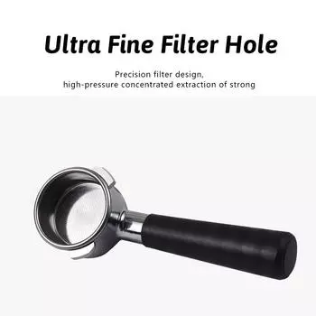 54 мм бездонная корзина фильтра портафильтра без дна, в комплекте 3 ушка из нержавеющей стали, сменные детали серебряный