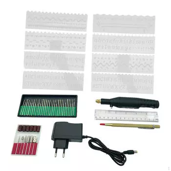 54 шт., электрический гравер, ручка, инструмент для микротравления с проводом
