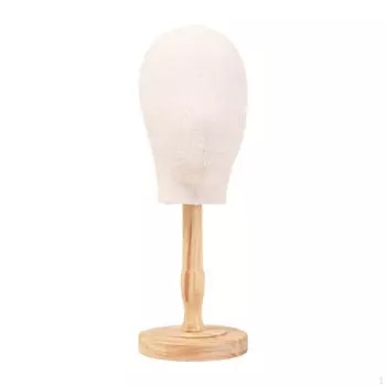54 см манекен голова модель стойка для шляп 22 дюйма высота ткань деревянная поддержка для использования в бизнесе Style A