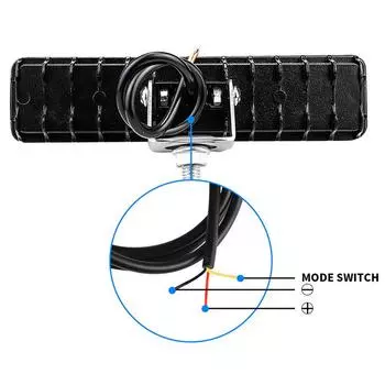 54 Вт Автомобильный светодиодный рабочий свет Внедорожный светодиодный луч 6-дюймовый прожектор Atv Suv