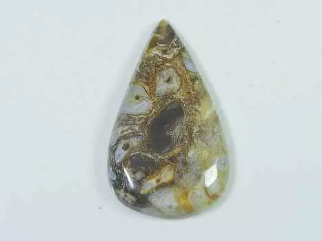 54Cts. Натуральный камень кальцит грушевидный кристалл кабошон россыпью драгоценный камень 26X46X06 мм SK-3428