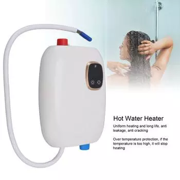 5500 Вт 25 А мгновенный водонагреватель сенсорный экран защита от перегрева водонагреватель с душевой насадкой 220 В EU белый