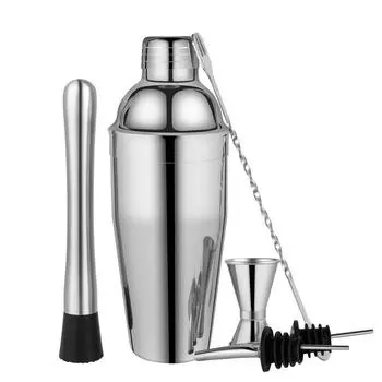 550 мл/750 мл Бостонский шейкер Профессиональный нержавеющая сталь 304 Барменская чашка для вина Коктейльный миксер Мартини Коктейльный шейкер Барный набор Cocktail Shaker-550ml