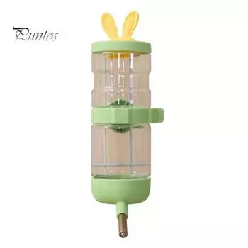 550 мл/950 мл полезная прозрачная бутылка из нержавеющей стали для питья домашних животных подвесная кормушка для кошек и собак продукт S