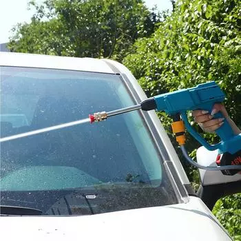 550 Вт 24 В/48 В Беспроводной очиститель для автомойки Портативный ручной автомойщик Водяной пистолет Мойка высокого давления Генератор пены с аккумулятором 24V 1*Battery