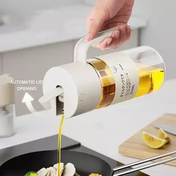 550 мл Автоматический диспенсер для оливкового масла Бутылка большой емкости Герметичная бутылка для масла для салатов