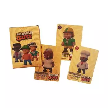 55 английских карточек из ПВХ с золотой фольгой, подарки на день рождения, игровые карты, крутые периферийные устройства One Size