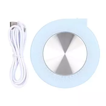 55 градусов по Цельсию Многофункциональный USB-коврик для кружки, изоляционный коврик для рабочего стола (синий) синий