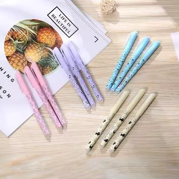 55 шт./компл. Kawaii стираемая гелевая ручка, шариковые ручки, 0,5 мм, стержень, моющаяся ручка, канцелярские принадлежности, школьные письменные принадлежности 55pcs red