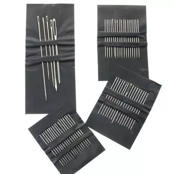 55 шт./компл. швейных игл из нержавеющей стали для вышивания и ремонта ремесла