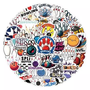 55 шт. Наклейки на чемоданы Водонепроницаемые наклейки Скутер Компьютер Планшет Мультфильм Украшения One Size