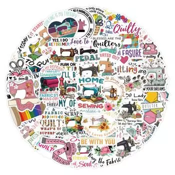 55 шт. Наклейки на чемоданы Водонепроницаемые наклейки Скутер Компьютер Планшет Мультфильм Украшения One Size