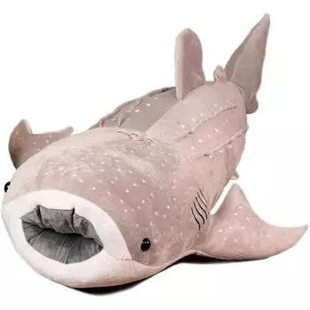 55 см большой размер китовая акула мягкая игрушка кит плюшевая детская подушка серая акула плюшевая игрушка подушка китовая акула мягкая игрушка розовый