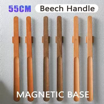 55 см деревянная длинная ручка Магнитный рожок для обуви длинная ложка для обуви Рожок для обуви Носить обувь легче
