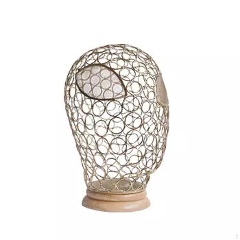 55 см держатель для шляпы голова манекена с деревянной основой многофункциональная подставка для парика демонстрационная модель золотой