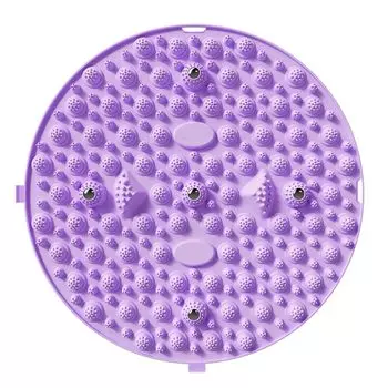 55 см коврик для массажа ног большой размер портативный коврик для массажа ног шиацу для домашнего фитнеса со стимулирующими выступами меридиан рельеф круглый подходит для фиолетовый