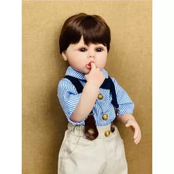 55 см кукла реборн для мальчиков с полным телом, мягкий силикон Рая, реалистичная мягкая на ощупь, высококачественная кукла с прямыми ногами, подарки для детей