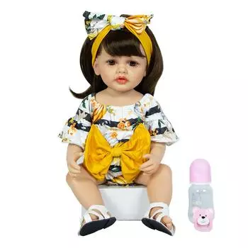 55 см кукла реборн для маленьких девочек Бетти, силиконовая Реалистичная кукла принцессы всего тела для маленьких девочек, водонепроницаемая для детей, подарок на день рождения