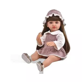 55 см моющаяся реалистичная мягкая ручная роспись имитация куклы реборн дети сопровождают игровую куклу girl