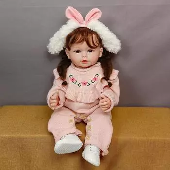 55 см силиконовая водонепроницаемая кукла Reborn всего тела, реалистичная кукла принцессы для новорожденных, подарок для девочек