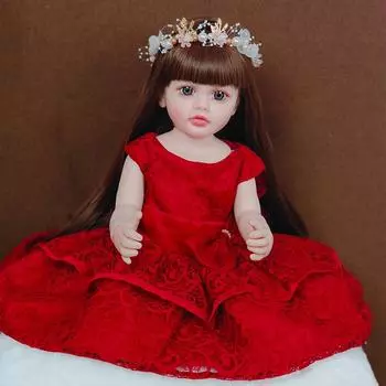 55 см тело Клей Моющийся Моделирование Кукла Реборн Детские Игрушки. Bebe Reborn Подарочная Кукла Реборн 55cm