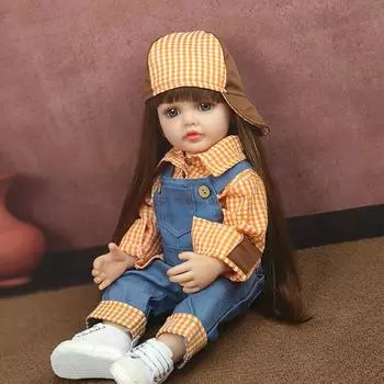 55 см водонепроницаемые искусственные детские игрушки, кукла реборн, имитация новорожденных, реборн, настоящая детская игрушка 55cm