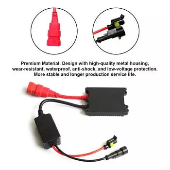 55 Вт ультратонкий ксеноновый балласт автомобильный стабилизатор фар ксеноновая лампа замена балласта для H красный черный