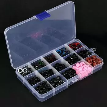 560 шт., аксессуары для кукол-глаз, черные пластиковые плюшевые безопасные глаза амигуруми для игрушек 6 мм, 8 мм, 10 мм, 12 мм, сделай сам, забавные игрушечные глаза, животные