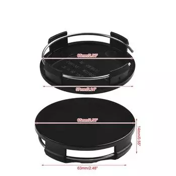 56-75 мм колпак ступицы колеса автомобиля автомобильный обод 4 шт универсальный колпак ступицы хромированный колпак центра колеса автомобиля стайлинг