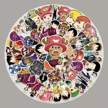 56 наклеек Детские мультяшные наклейки своими руками Наклейки для ноутбука Стакан воды Багаж Наклейки для ноутбука One Size